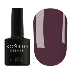 Гель-лак Komilfo Deluxe Series №D105 (серо-баклажановый, эмаль), 8 мл