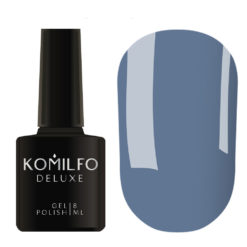 Гель-лак Komilfo Deluxe Series №D130 (темний сіро-блакитний, емаль), 8 мл