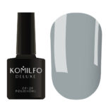 Гель-лак Komilfo Deluxe Series №D139 (темный серо-голубой, эмаль), 8 мл