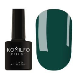 Гель-лак Komilfo Deluxe Series №D154 (темний бірюзово-зелений, емаль), 8 мл