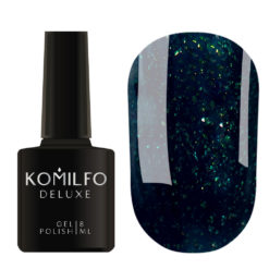 Гель-лак Komilfo Deluxe Series №D156 (темно-нефритовый с шиммером), 8 мл