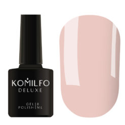 Гель-лак Komilfo Deluxe Series №D204 (ніжний рожево-бежевий, емаль, для френча), 8 мл