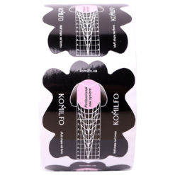 Komilfo Multi Shape Nail Forms 100 pcs – мультифункціональні форми для нарощування