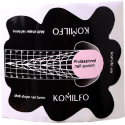 Komilfo Multi Shape Nail Forms 10 pcs — мультифункціональні форми для нарощування