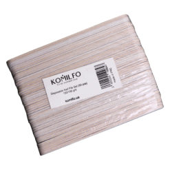 Набір одноразових пилочек Komilfo, 50 шт. (120/150 гріт)