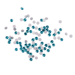 Komilfo стрази Blue zircon, розмір 6 (100 шт. в упаковці)