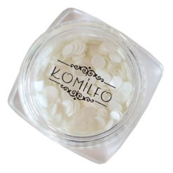 Komilfo диско дизайн №036, білі, 3 мм, (1 г)