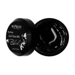 Komilfo No Wipe Gel Paint Black 001, 5 мл