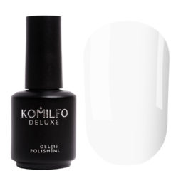 Гель-лак Komilfo Deluxe Series №D003 (білий, емаль), 15 мл