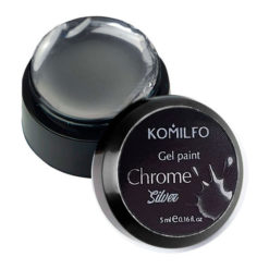 Komilfo Gel Paint Chrome Silver, 5 мл