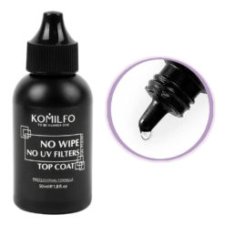 Komilfo No Wipe Top No Filters - топ без липкого шару без УФ фільтрів, 50 мл (бочонок с носиком)