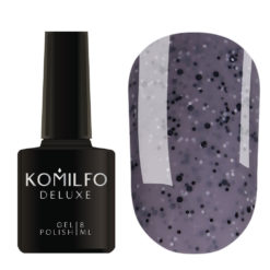 Гель-лак Komilfo Dragon Fruit 002 (сірий з вкрапленнями), 8 мл