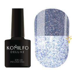 Komilfo Luminous Collection L003 (блакитний, з блискітками, світловідбиваючий), 8 мл