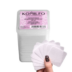 Komilfo перфоровані, безворсові серветки в боксі, 180 шт