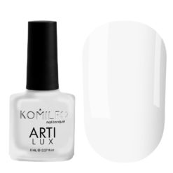 Komilfo ArtiLux Лак для нігтів 001 (білий, емаль), 8 мл