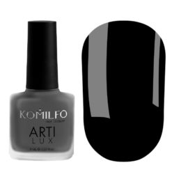 Komilfo ArtiLux Лак для нігтів 029 (чорний, емаль), 8 мл