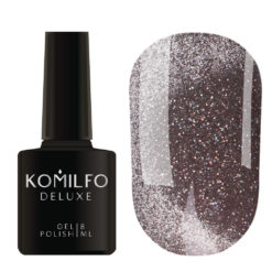 Гель-лак Komilfo Luminous Cat Eye 003 (кофейный, магнитный, светоотражающий), 8 мл