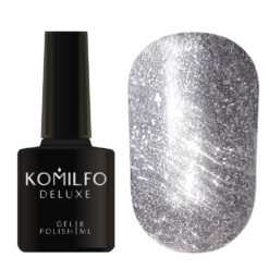 Komilfo Liquid Glam Gel LGG002 (серебристо-серый, блестки), 8 мл