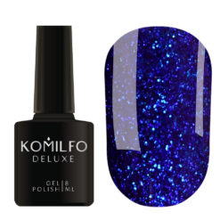 Гель-лак Komilfo Stardust Glitter 006 (синій із дрібними блискітками), 8 мл