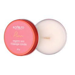 Масажна свічка Komilfo Massage Candle - Plum, 30 g