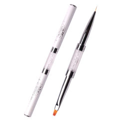 Пензлик Komilfo Double Gel flat 4 (Nylon)/Liner 7 (Nylon)