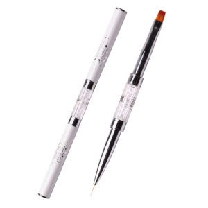 Пензлик Komilfo Double Gel flat 6 (Nylon)/Liner 9 (Nylon)