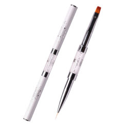 Пензлик Komilfo Double Gel flat 6 (Nylon)/Liner 9 (Nylon)