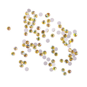 Komilfo стрази Citrine AB, розмір 3 (100 шт. в упаковці)