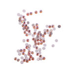 Komilfo стрази Light Peach AB, розмір 3 (100 шт. в упаковці)