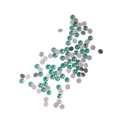 Komilfo Стразы Green Opal, размер 10 (100 шт. в упаковке)