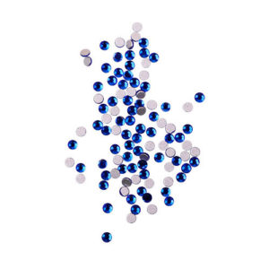 Komilfo стрази Cobalt, розмір 3 (100 шт. в упаковці)