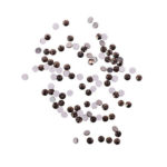 Komilfo стрази Hematite, розмір 3 (100 шт. в упаковці)