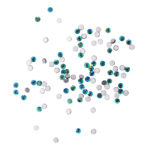Komilfo стрази Emerald AB, розмір 3 (100 шт. в упаковці)