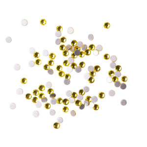 Komilfo стрази Citrine, розмір 4 (100 шт. в упаковці)