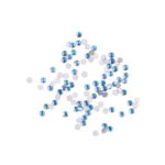Komilfo стразы (100 шт. в упаковке), Light sapphire AB, размер 5