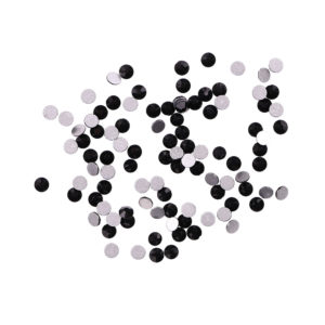 Komilfo стрази Jet Black, розмір 8 (100 шт. в упаковці)
