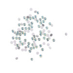 Komilfo Rhinestones Green Opal, size 6 (pack of 100)