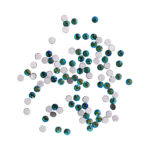 Komilfo стрази Emerald AB, розмір 5 (100 шт. в упаковці)
