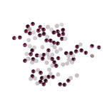Komilfo rhinestones (pack of 100), Dk.amethyst, size 4
