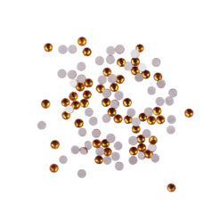 Komilfo rhinestones (pack of 100), Topaz, size 5