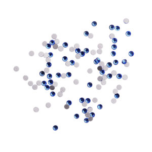 Komilfo стрази Cobalt, розмір 4 (100 шт. в упаковці)