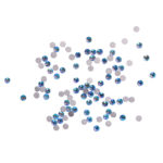 Komilfo strasses, Light sapphire AB, size 4 (pack of 100)