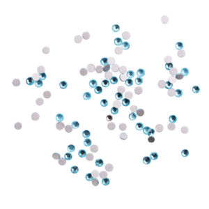 Komilfo стрази Aquamarine, розмір  4 (100 шт. в упаковці)
