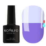 Gel Polish Komilfo DeLuxe Termo C019 (deep blue, when heated - pale blue), 8 ml