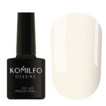 Гель-лак Komilfo Deluxe Series №D004 (кремово-серый, эмаль), 8 мл