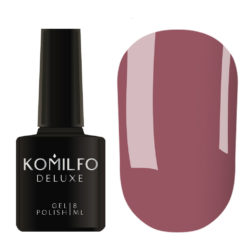 Гель-лак Komilfo Deluxe Series №D062 (приглушена марсала, емаль), 8 мл