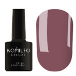 Гель-лак Komilfo Deluxe Series №D064 (серо-сиреневый, эмаль), 8 мл