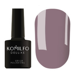 Gel polish Komilfo Deluxe Series D065 (dark, gray-lilac, enamel), 8 ml