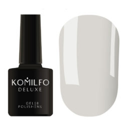 Гель-лак Komilfo Deluxe Series №D072 (світлий блакитно-сірий, з ледве помітним шиммером), 8 мл