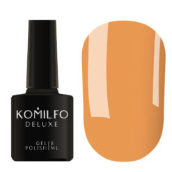 Гель-лак Komilfo Deluxe Series №D074 (помаранчево-персиковий, емаль), 8 мл